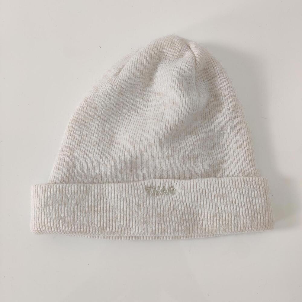 TNA White Wool Beanie Women's Winter Hat